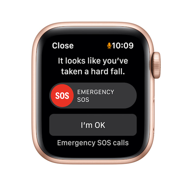Apple Watch SE1 GPS, 40mm Gold Aluminium Case with Starlight Sport 