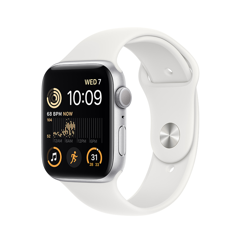 White sport apple deals watch band