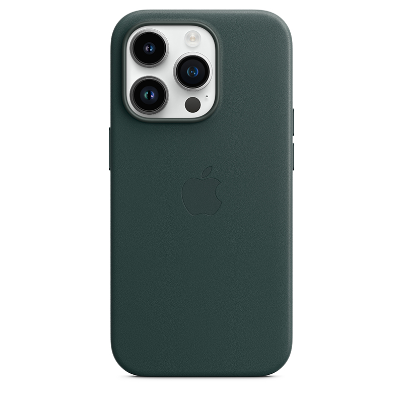 green leather iphone 14 pro case