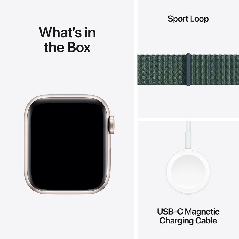 Apple Watch SE GPS + Cellular 40mm Starlight Aluminium Case Apple Watch SE GPS + Cellular 40mm Starlight Aluminium Case
