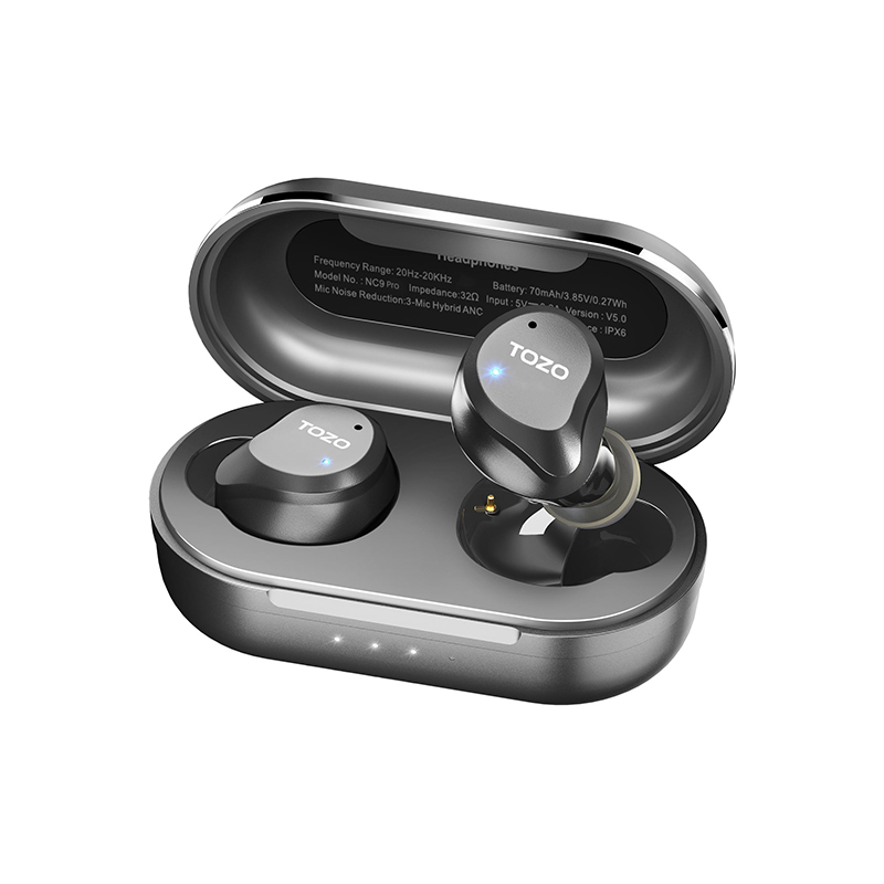 Tozo NC9 Pro ANC True Wireless Earbuds Black Challenger Singapore