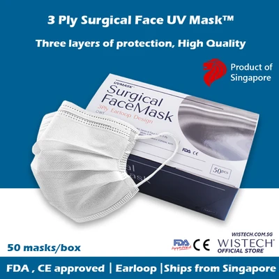 white surgeon mask