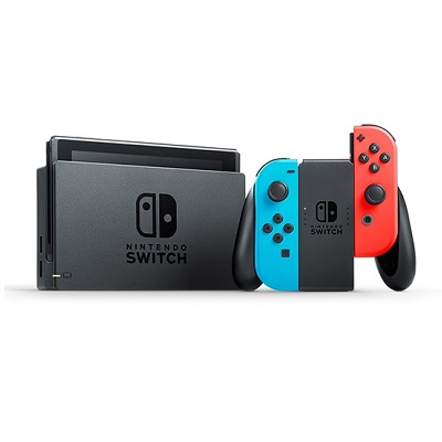 Nintendo Switch with Neon Blue and Neon Red Joy‑Con - Challenger Singapore