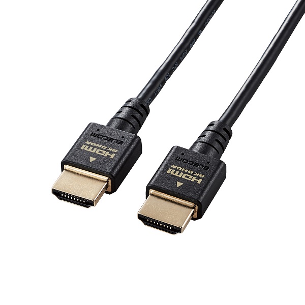 Elecom 2.1Ultra High-Speed Slim HDMI 2.0M DH-HD21ES20BK (Black