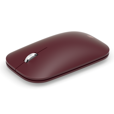 microsoft burgundy mouse