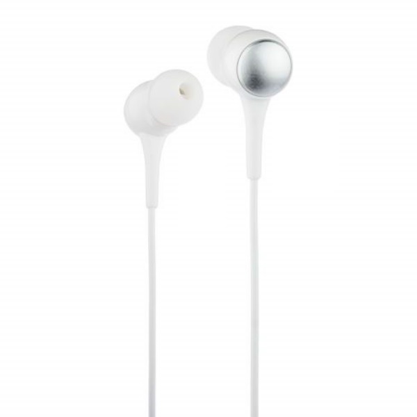 white headphones with mic
