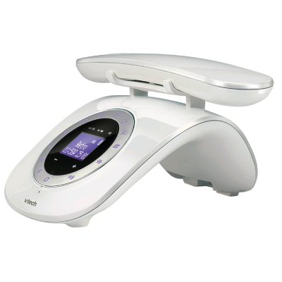 Phones | Dect Phones | Vtech VT2032 Retro Digital Cordless Phone (White ...
