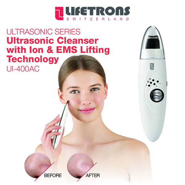 Ultrasonic Cleanser - With Ion & EMS Lifting Technology