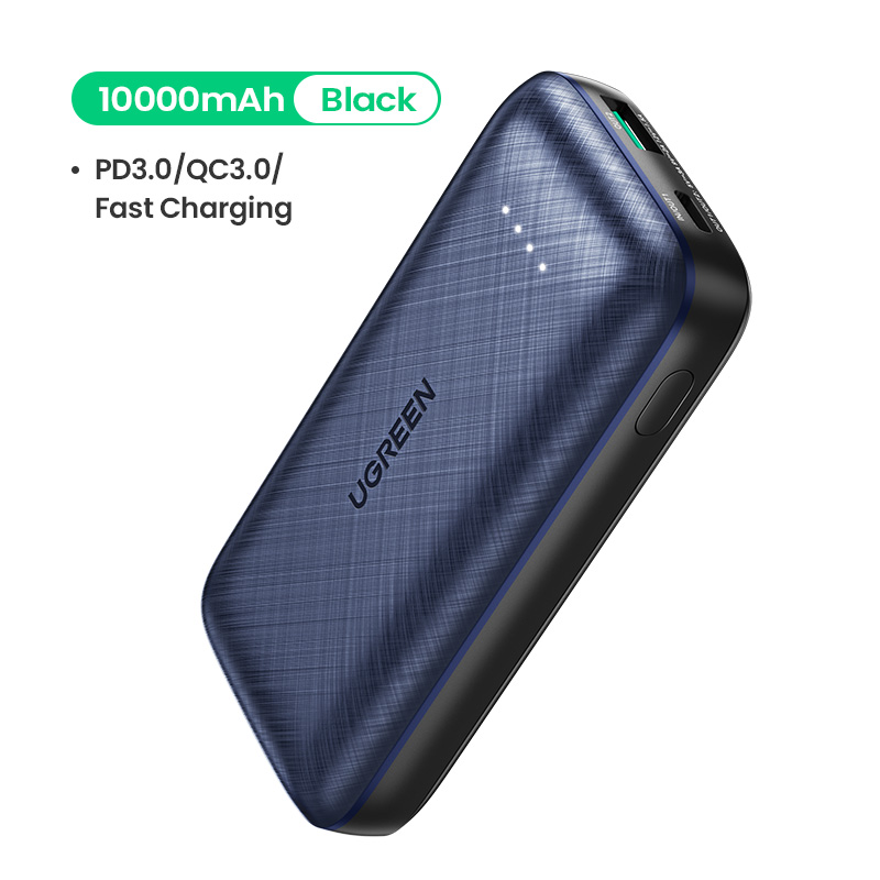 Extremely Portable UGREEN 10000mAh Power Bank With USB-C Fast