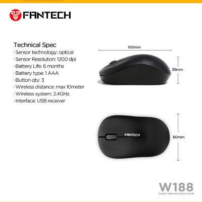 mouse wireless fantech w188