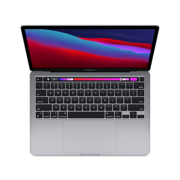 MacBook Pro 13-inch (Space Grey) M1 with 8‑core CPU and 8‑core GPU