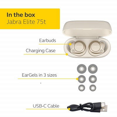 jabra elite 75t gold