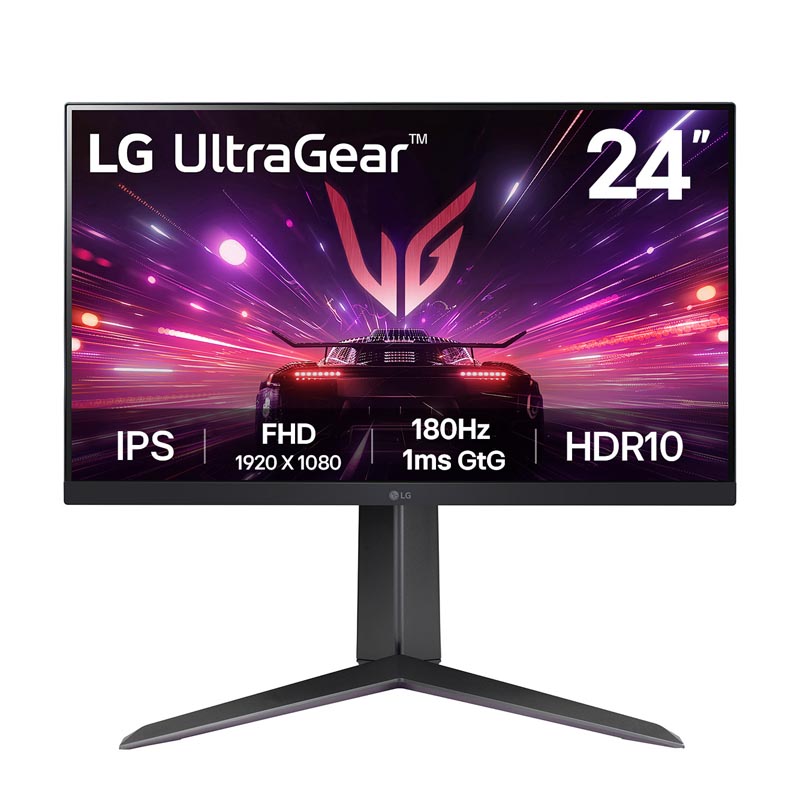 LG UltraGear 24GS65F-B 24-inch FHD 180Hz IPS Gaming Monitor - Challenger Singapore LG UltraGear 24GS65F-B 24-inch FHD 180Hz IPS Gaming Monitor - Challenger Singapore