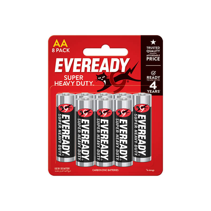 Super Heavy Duty Battery 8 Pack AAA