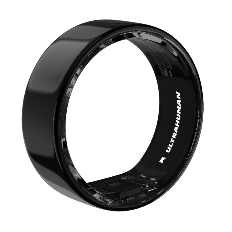 Ultrahuman Ring AIR - Black (Ring Size no. 13) - Challenger