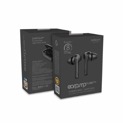 SonicGear Earpump TWS 5 Pro True Wireless Earphones Black