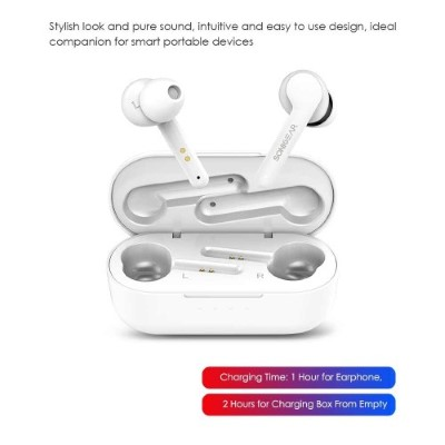 SonicGear Earpump TWS 5 Pro True Wireless Earphones White