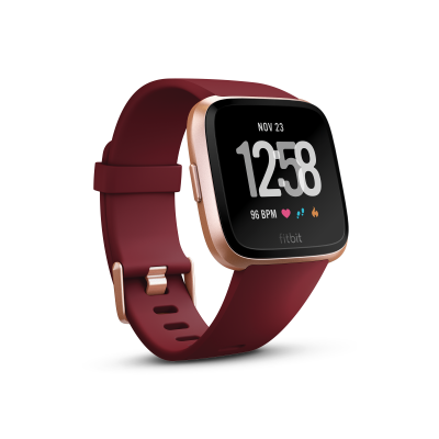 fitbit versa ruby and rose gold