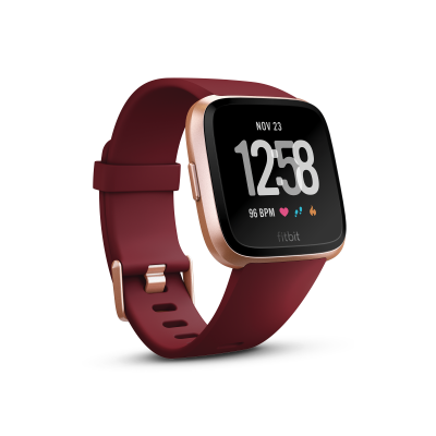 fitbit versa ruby rose gold