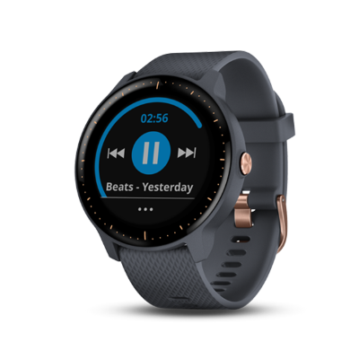 garmin vivoactive 3 music granite blue