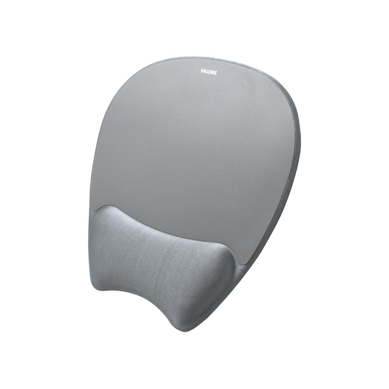 grey mouse mat with wrist support