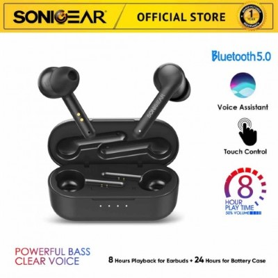 SonicGear Earpump TWS 5 Pro True Wireless Earphones Black