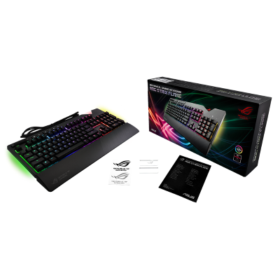 asus rog strix flare red