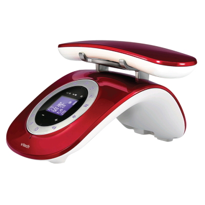 Phones | Dect Phones | Vtech VT2032 Retro Digital Cordless Phone (Red ...