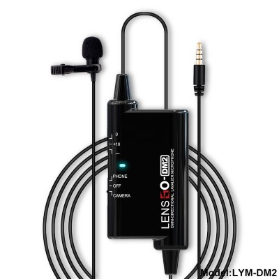 LENSGO Broadcast Grade Omni Directional Lavalier Microphone With