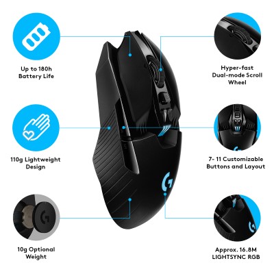 logitech g903 lightspeed weight