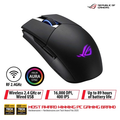 Asus P510 ROG Strix Impact II Wireless Gaming Mouse - Challenger Singapore