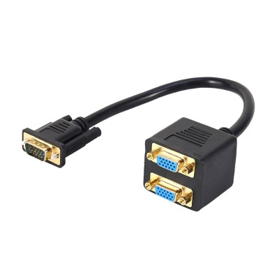 vga y splitter cable