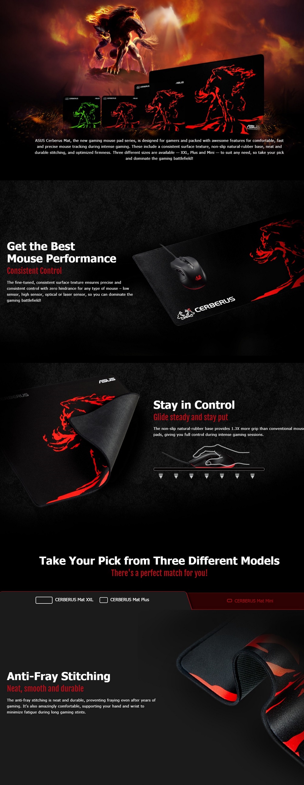 Asus Cerberus Mat Gaming Mouse Pad Mini Hachi Tech Marketplace